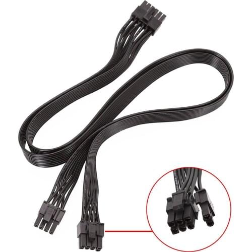 18AWG 12Pin To Dual 8pin Graphics Conversion Cable Wire 60CM for Seasonic PSU P-860 P-1000 X-1050