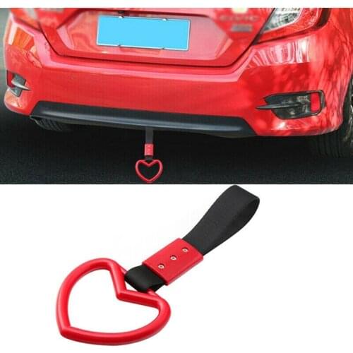 Heart Jdm Tsurikawa Ring for Subway Train Bus Handle Strap Charm Drift Universal