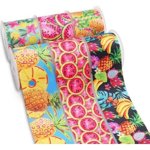 Cartoon Printed Grosgrain Ribbons For Hair Bows Craft Suppliers 55452