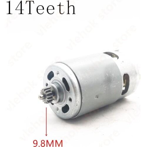 14Teeth RS550 Motor for 10.8V 12V 14.4V 16.8V 18V 21V 24V 25V BOSCH DeWALT HITACHI MAKITA METABO Milwaukee Hilti Ryobi