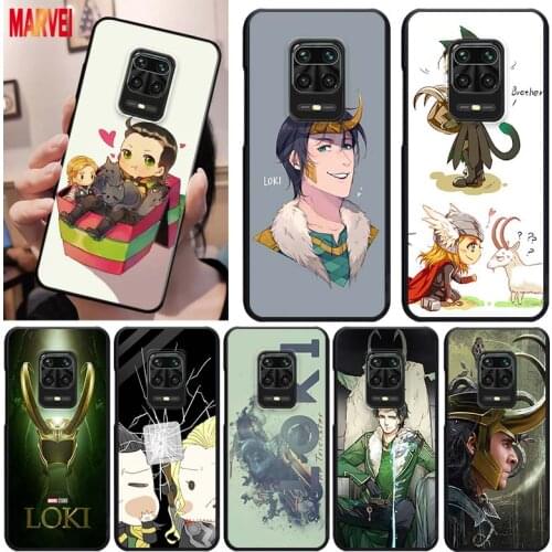 Soft TPU Popular Loki Cartoon Shockproof Cover For Xiaomi Redmi K40 K30i K30T K30S K30 K20 10X Ultra Pro Black Phone Case