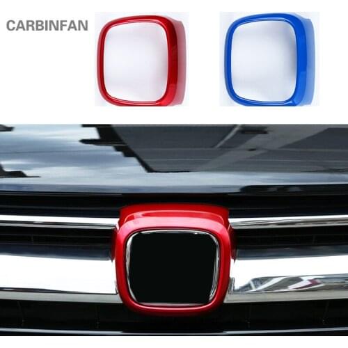 Fit For Honda CRV CR-V 2016 2017 2018 Exterior Car Styling ABS Chrome Front Logo Decorative Cover Car Sticker Sequins C469