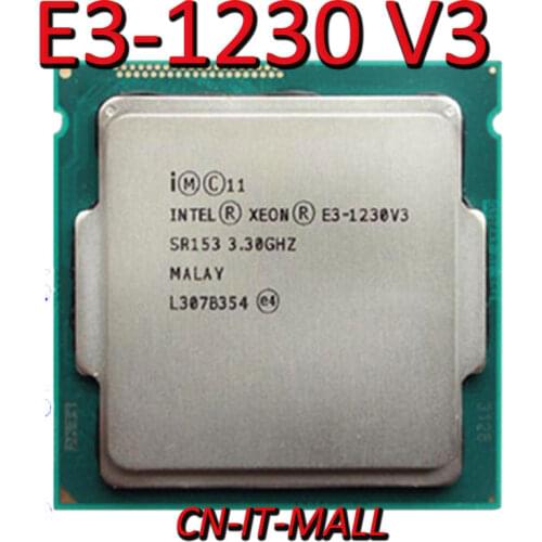 Intel Xeon E3-1230 V3 E3-1230V3 E3 1230 V3 CPU 3.3GHz 8M 4 Core 8 Threads LGA1150 Processor