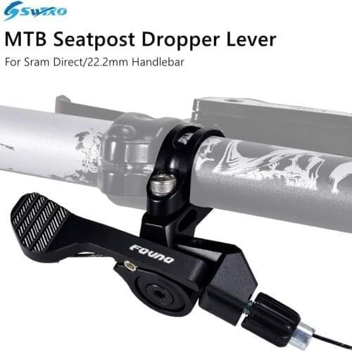 SWTXO MTB Dropper Lever Bicycle Seatpost Remote Controller Adjustable Handle for SRAM Direct/22.2mm Mountain Bike Handlebar