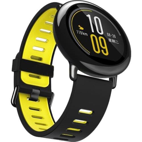 20mm Silicone Strap For Samsung Galaxy Watch 3 41mm 42mm Active 2 44mm 40mm Garmin venu Vivoactive 3 Band For Huami Amazfit Bip