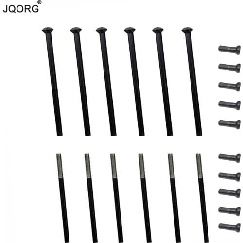 20 Pieces A Lot Diameter 2.0 mm 14 G Straight Pull Bicycle Spokes 304 Stainless Steel Mateiral Black Color Cylinder Bike Spokes