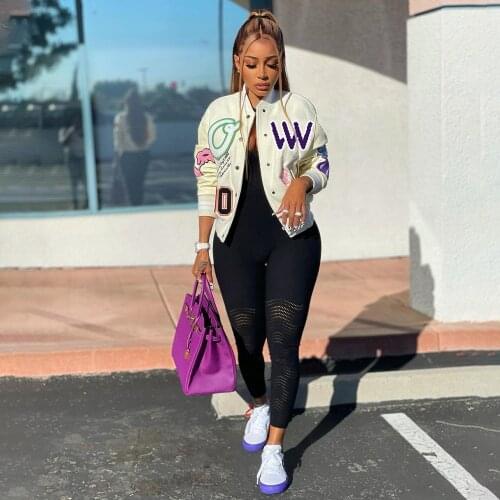 Женские белые куртки STARLIOUVIS China At AliExpress