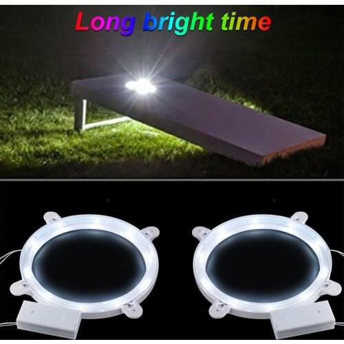 Cornhole Light LED Ring Lights White Portable Dimmable Universal Night Sandbags Sandbag Light Live Broadcast Selfie Lighting