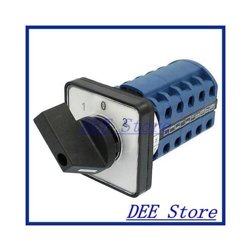 SZW26-20 D505.5 AC 660V 20A on/off/on 3 Positions Rotary Combination Switch