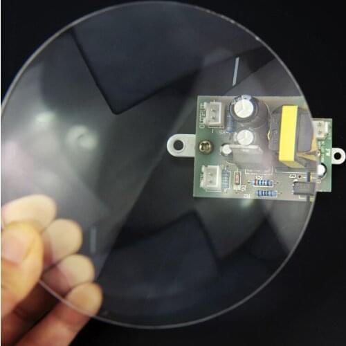 127mm 5x Focal Length 80mm Large Double Convex White Optical Glass Lens PDOK Magnifying Glass Lenses Magnifier