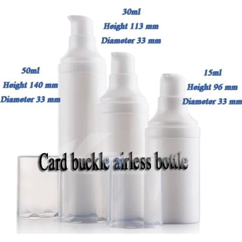 Capacity 30ml 50pcs/lot Tea tree card buckle vacuum flask, eye cream with vacuum flask