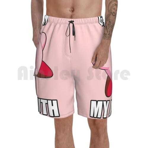 - Get In My Mouth! Beach Shorts Men Beach Pants Swimwear Get In My Mouth Super Smash Bros Bro Brothers