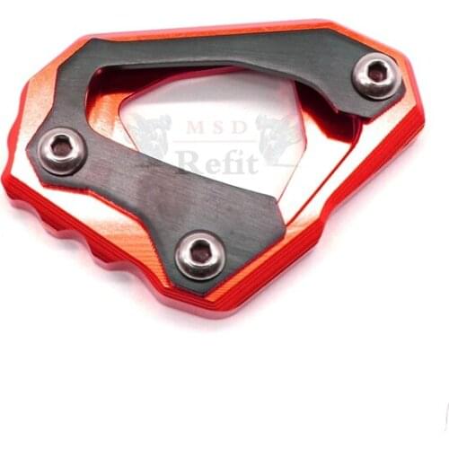 Motorcycle Kickstand Foot Side Stand Extension Pad Support Plate For Yamaha YZF R1 R1M R1S 2015 2016 2017 2018