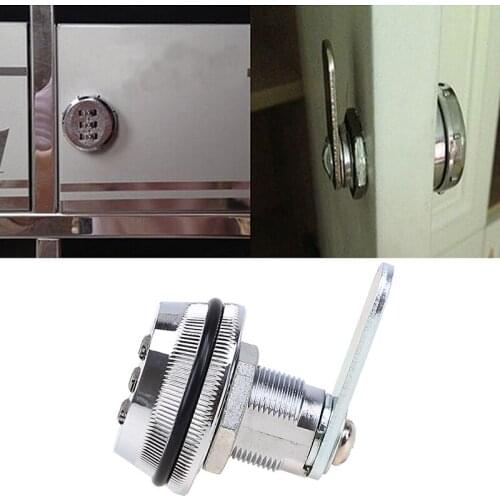 Cabinet Lock 3 Digital Combination Password Lock Zinc Alloy Home Security for Mailbox Drawer Furniture Furniture Hardware Locker