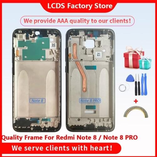 AAA Quality Middle Frame For Xiaomi Redmi Note 8 Middle Frame Housing Cover For Redmi Note 8 PRO Middle Frame