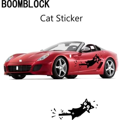 1Pcs Car-styling 3D cat stickers For Toyota c-hr Kia sportage Peugeot 3008 Honda civic Hyundai tucson 2017 Accessories