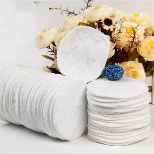 10Pcs Reusable Nursing Breast Pads Washable Soft Absorbent Feeding Breastfeeding Pad for Mother Baby Infant Supply