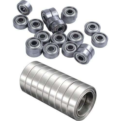 30 Pcs Miniature Sealed Shielded Metric Radial Ball Bearing, 10Pcs 6701 ZZ 12X18X4MM & 20 Pcs 624ZZ 4x13x5mm