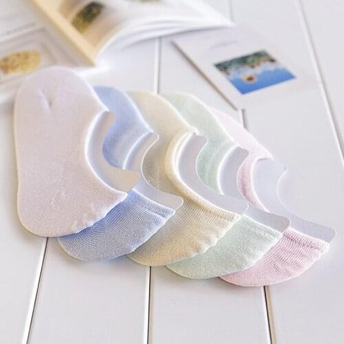 5 Pair/package cotton candy color sock of women sport casual socks Invisible ankle socks boat socks asakuchi sock the size 35-39