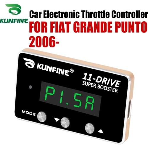 KUNFINE Car Electronic Throttle Controller Racing Accelerator Potent Booster For FIAT GRANDE PUNTO 2006- After Tuning Parts