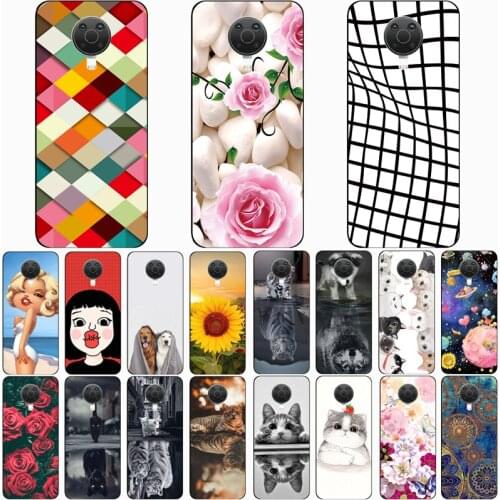 For Nokia X10 for Nokia X20 ase Wolf Silicon TPU Fundas for Nokia G10 for Nokia G20 at Animal Shell Bag Housing Phone Cases
