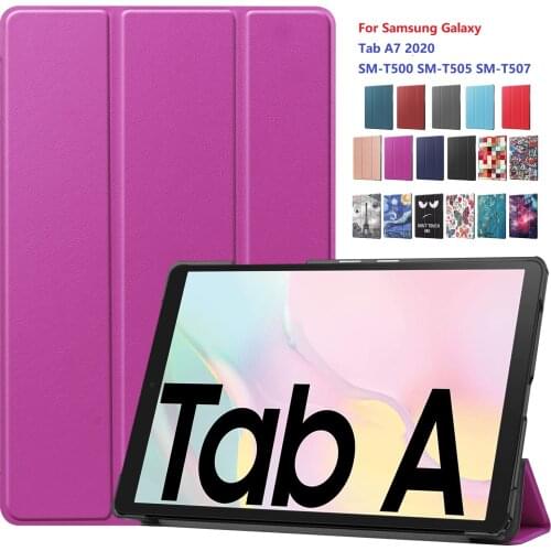 For Samsung Galaxy Tab A7 2020 10.4 SM-T500 T505 Case Magnetic Folding Smart Cover Funda Para Tablet for Samsung Tab A7 10.4"