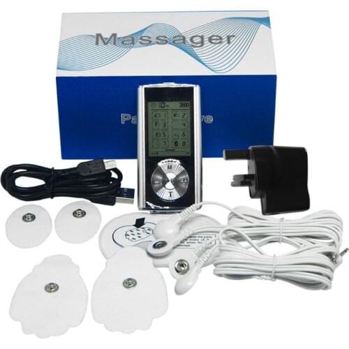 Electric Acupressure Massager Pulse Muscle Stimulator Therapy Pain Relief Tens Unit Machine M89F