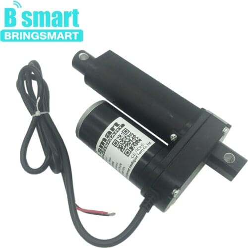 Bringsmart SRF Stroke Length 2 Inch (50mm) 12V 24V 48V Dc Linear Actuator Motor 500-3500N 3-30mm/s For Electric Window Actuator