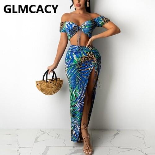 Short Sleeve Off Shoulder Dress Summer Tropical Floral Printed Boho Beach Party Dresses