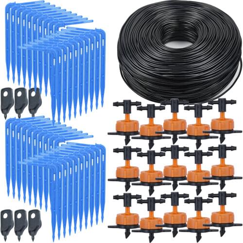 KESLA Greenhouse drip irrigation 4-way drip arrows transmitter irrigation system for Garden Potted Watering Flower Lawn10 sets