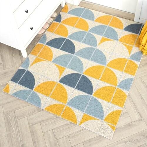 Living Room Mats Carpet Home Kitchen Mat Bath Mat Anti-slip PVC Decor Entrance Door Mat Carpet Custom Pattern Hallway Door Mats