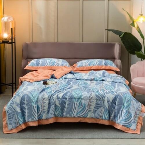 Cool summer duvets Air conditioning blanket Luxury comforter bed linen bed plaid Bedspread on the bed decorative bed blankets