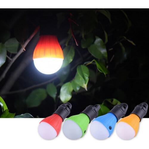 Mini Portable Tent Light LED Bulb Emergency Lamp Waterproof Hanging Hook Camping Flashlight PAK55