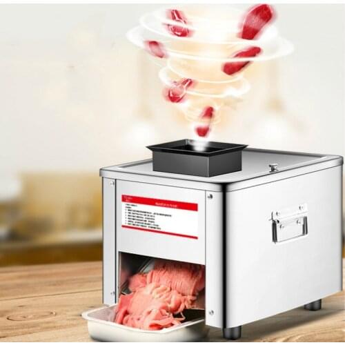 850W multi-function 304 stainless steel Meat cutting machine Commercial Slicer Desktop Automatic electric dicing machine