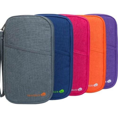 Fashion Unisex Passport Cover Womens Travel Organizer Wallet Ladies Credit Card Holder ID Pocket Phone Cutch Bag Purse For Men