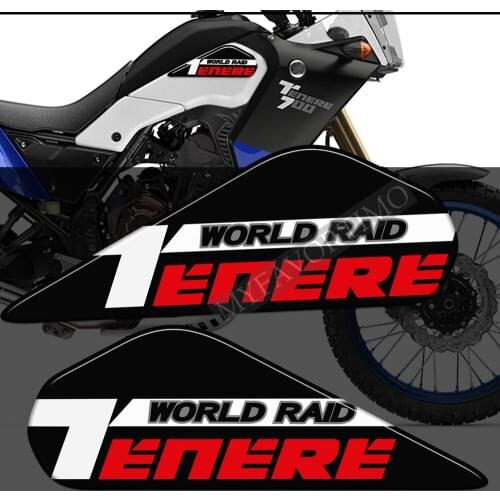 Tank Pads Stickers Decal FOR YAMAHA Tenere T700 XTZ 700 T7 Protection Set Kit Handshield Wind Deflector 2019 2020