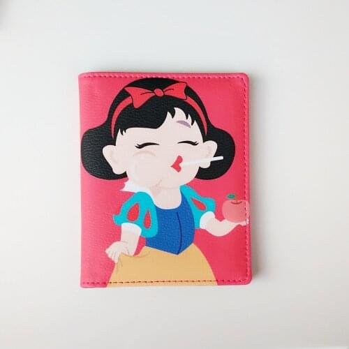 Cutee Princess Travel Passport Cover Wallet Travel us Multifunction Credit Card Package ID Holder Storage Clutch Money Bag