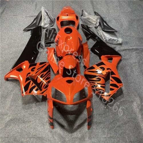 ABS Injection Molding fairings for HONDA CBR600RR 2005 2006 CBR 600 RR 05 06 orange black bodywork fairing