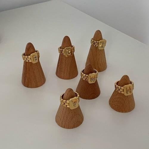 Timeless Wonder Stunning Zirconia Letter Statement Rings Women Jewelry Punk Cocktail Goth Ins Runway Designer Top Initial 5353