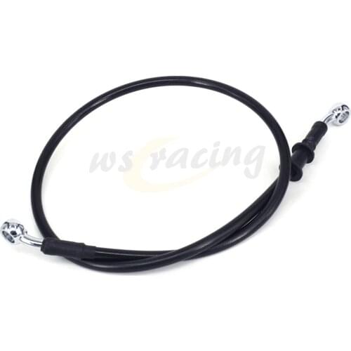 Black Universal Motorcycle Hydraulic Brake Clutch Oil Hose Line Pipe Tube 500-2000mm For 28 Degree Banjo Ditr Bike ATV Motocross