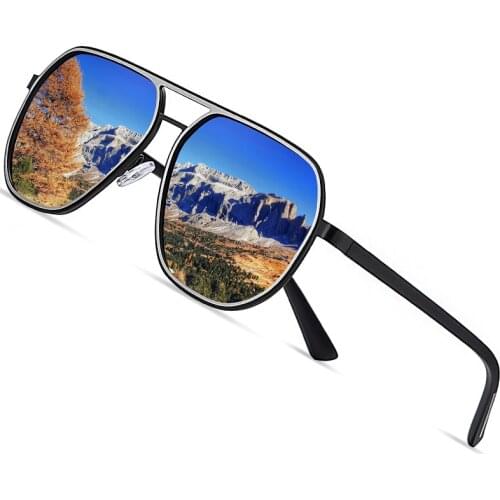 AOFLY Gradient Polarized Sunglasses Mens Fashionable Anti-glare Driving Shades Women Luxury Brand Designer Oculos UV400