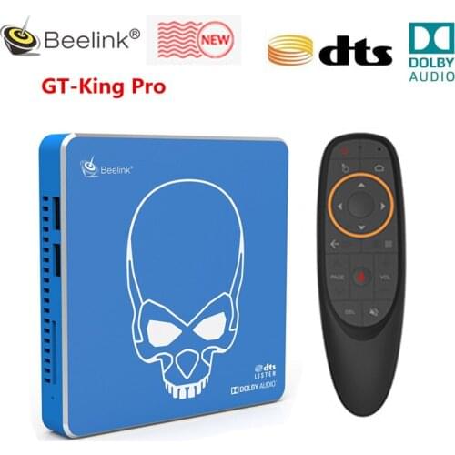 5pcs GT-King PRO Android Tv Box Amlogic S922X Android9.0 4GB 64GB 2.4G/5.8G WIFI 1000M Bluetooth4.1 4K 1080P 60fps Set Top Box