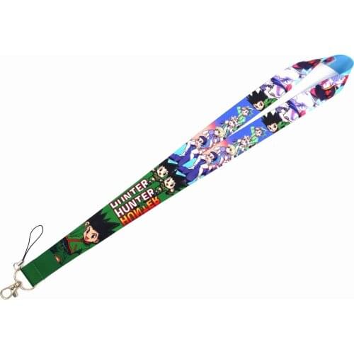10 pcs/lot Anime Hunter X Hunter Phone Rope Strap Chain Neck Strap ID Charm Lanyard Keychain Pendant Toy gift