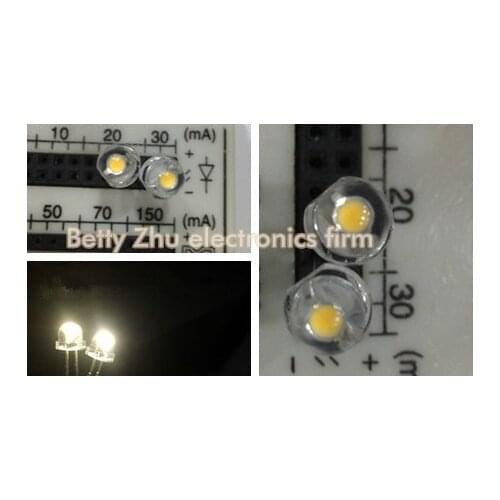 200PCS/LOT 5MM warm white straw hat super bright LED Light-emitting diodes lamp warm white 3000-3200K
