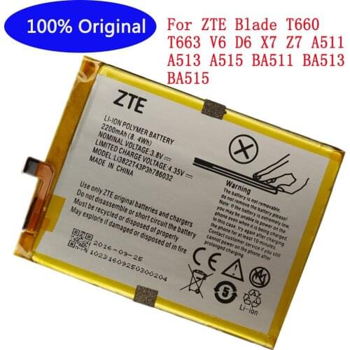 2200mAh Li3822T43P3h786032 Orbic-RC-501L Battery For ZTE Blade T660 T663 V6 D6 X7 Z7 A511 A513 A515 BA511 BA513 BA515 Bateria
