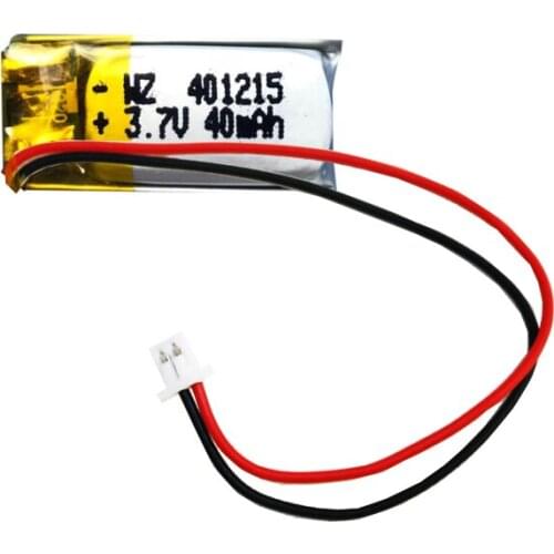 401215-40mAh Bluetooth VR glasses eye protector hearing aid 3.7V rechargeable polymer lithium battery