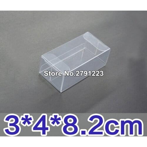 82*40*30mm PVC Clear Toy Car Model Dust Proof Display Protection Box 100PCS