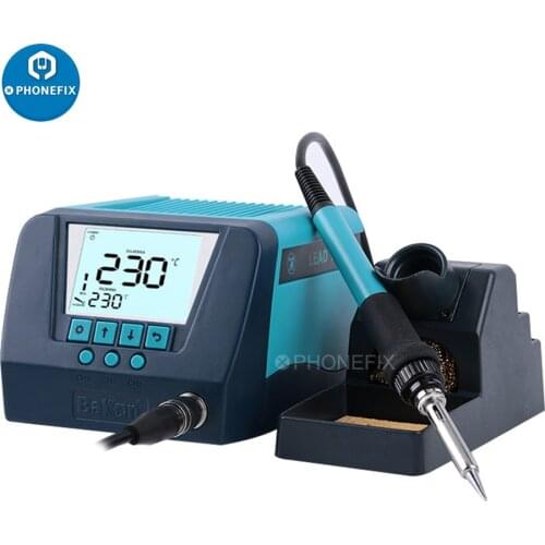 BAKON 60W 90W Digital Electric Soldering Iron ESD Lead Free Soldering Station For Phone PCB BGA SMD Desoldering Rework Station