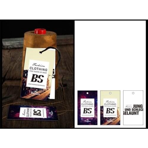 Customized cloth printed/printing hangtag,hang tags,color printing label,clothing tags paper labels,custom tags GQDZ4