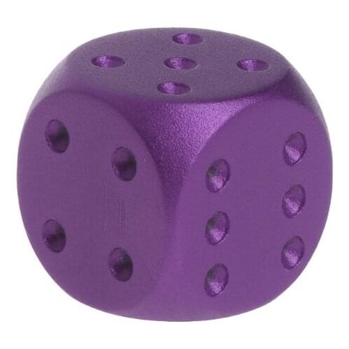 270C Dices Aluminum Polyhedral Metal Solid Club Bar Dice Playing Game Tool 16X16X16mm